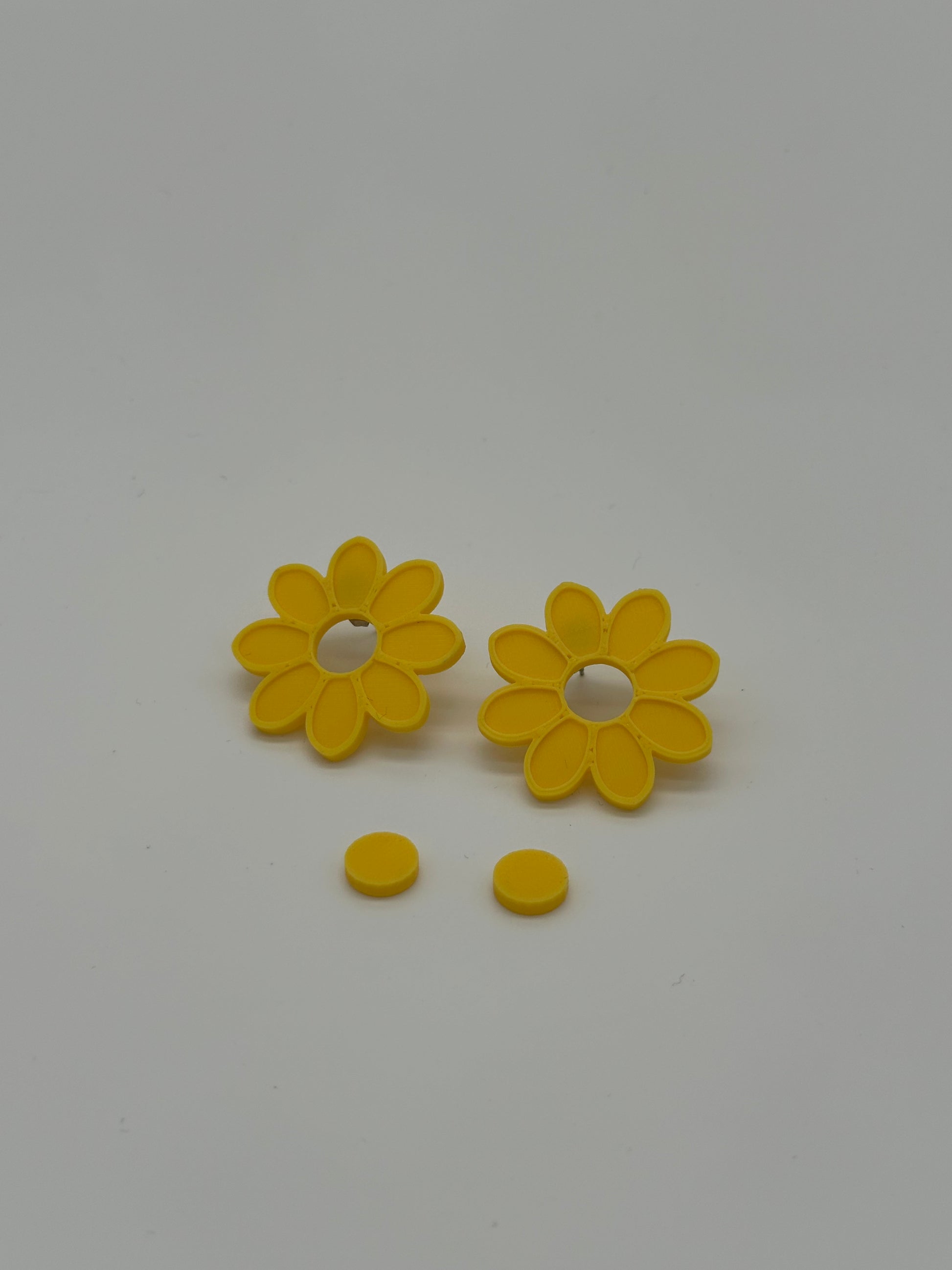 PENDIENTES FUNGIA AMARILLAS