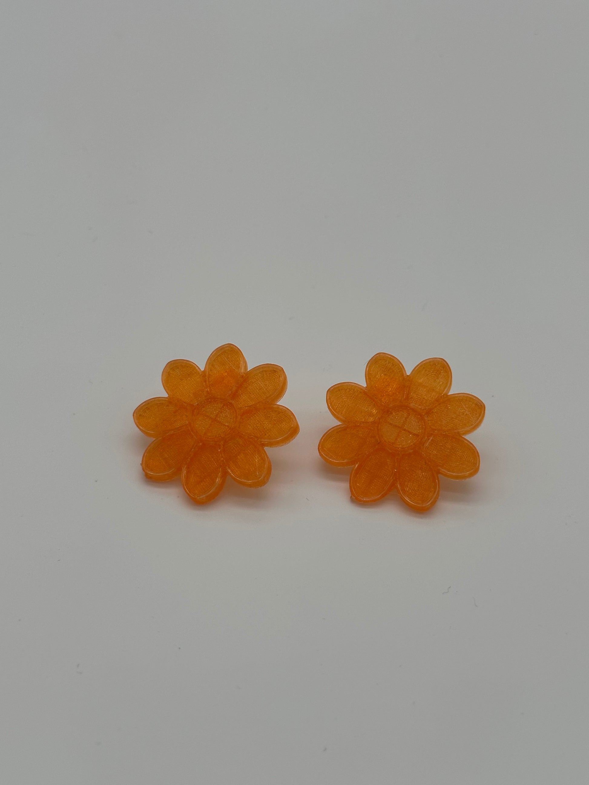 PENDIENTES FUNGIA NARANJA