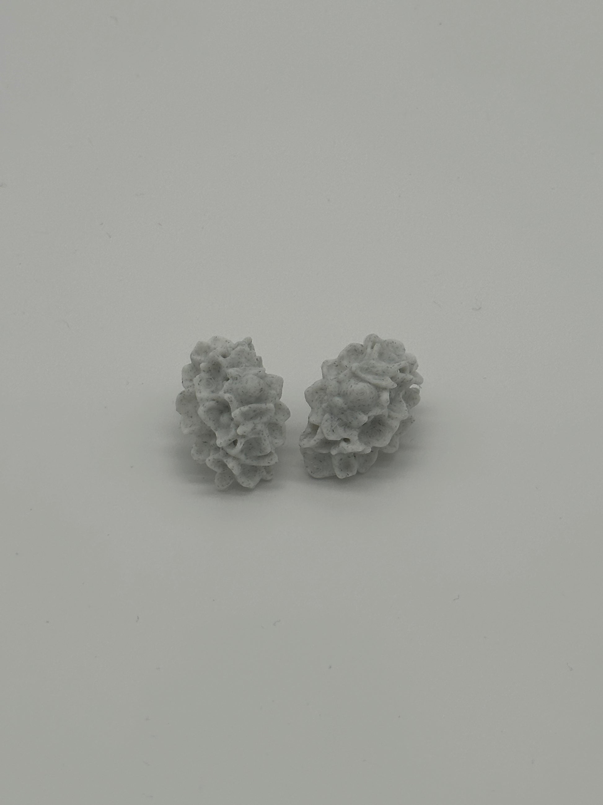 PENDIENTES AKROPORA BLANCAS
