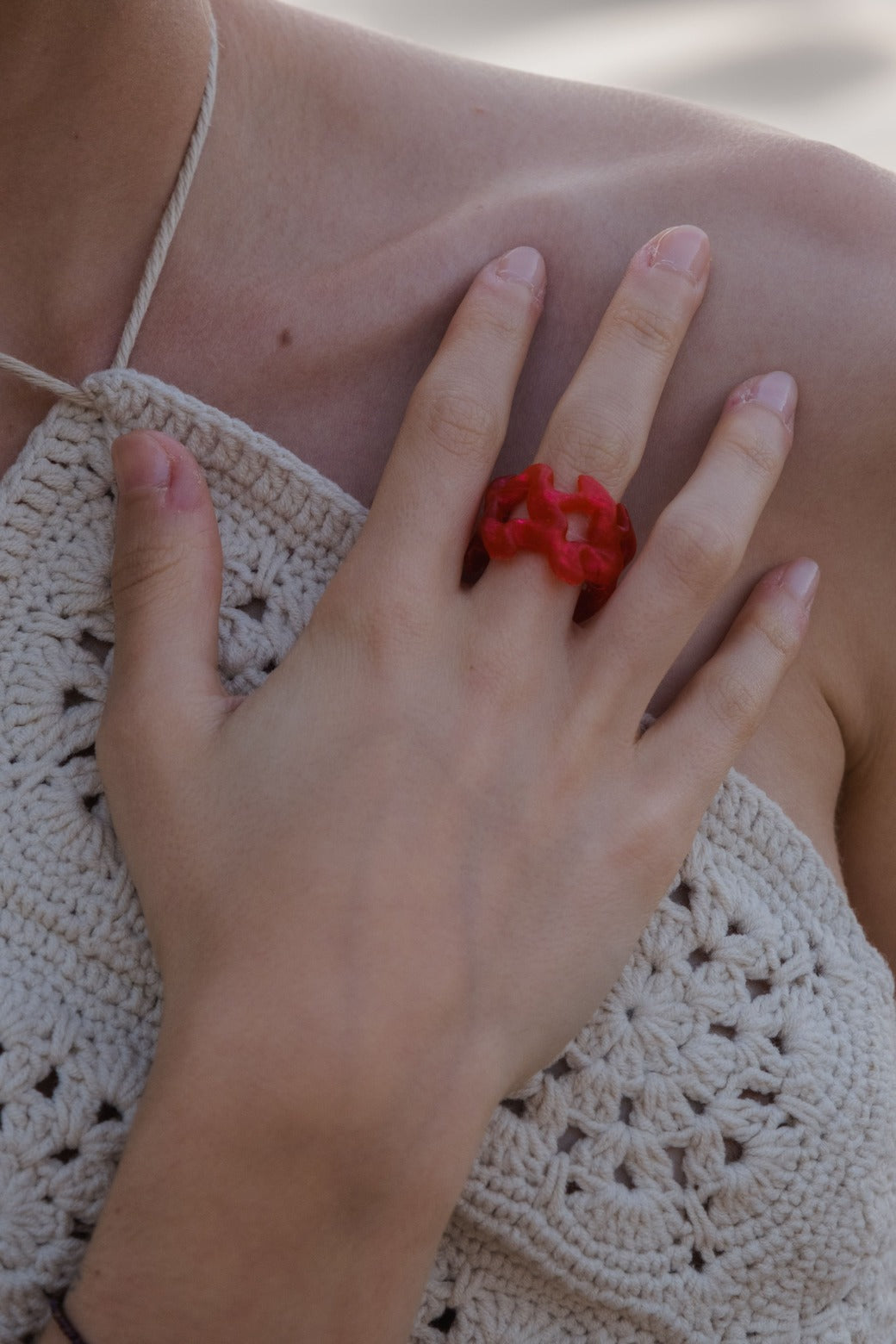 ZOAFLOR ANILLO ROJO