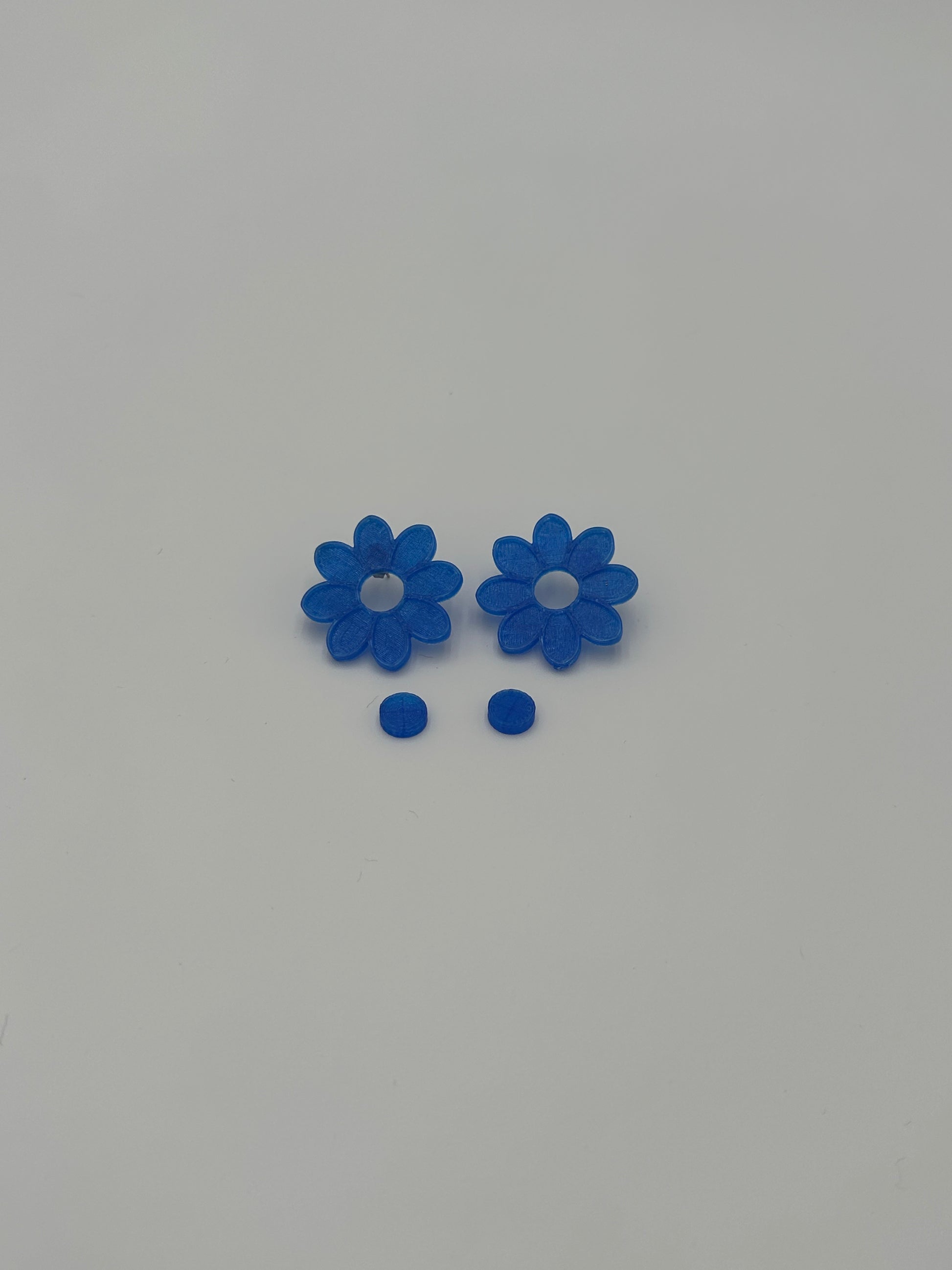 PENDIENTES FUNGIA AZUL KLEIN