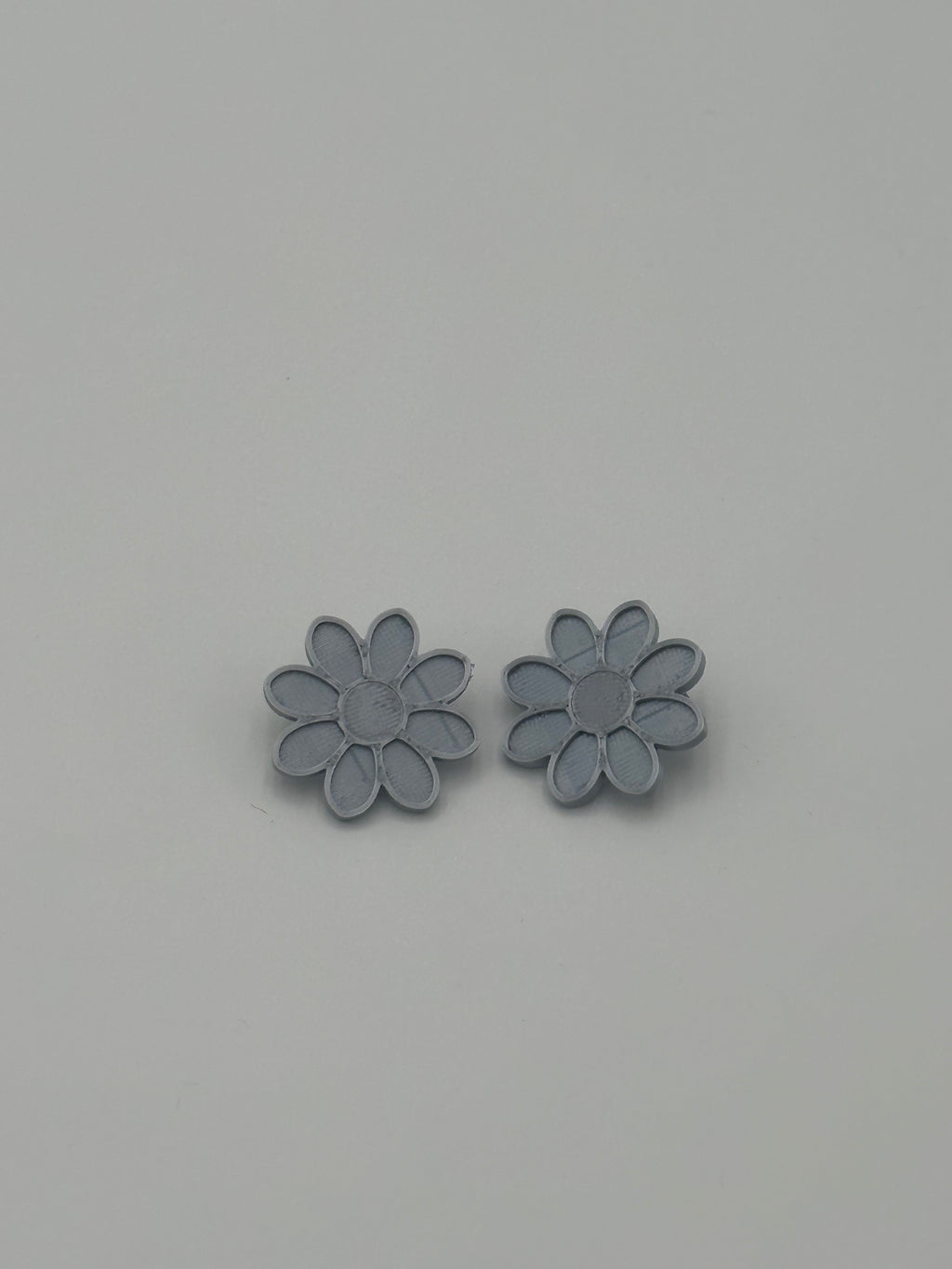 PENDIENTES FUNGIA PLATEADAS