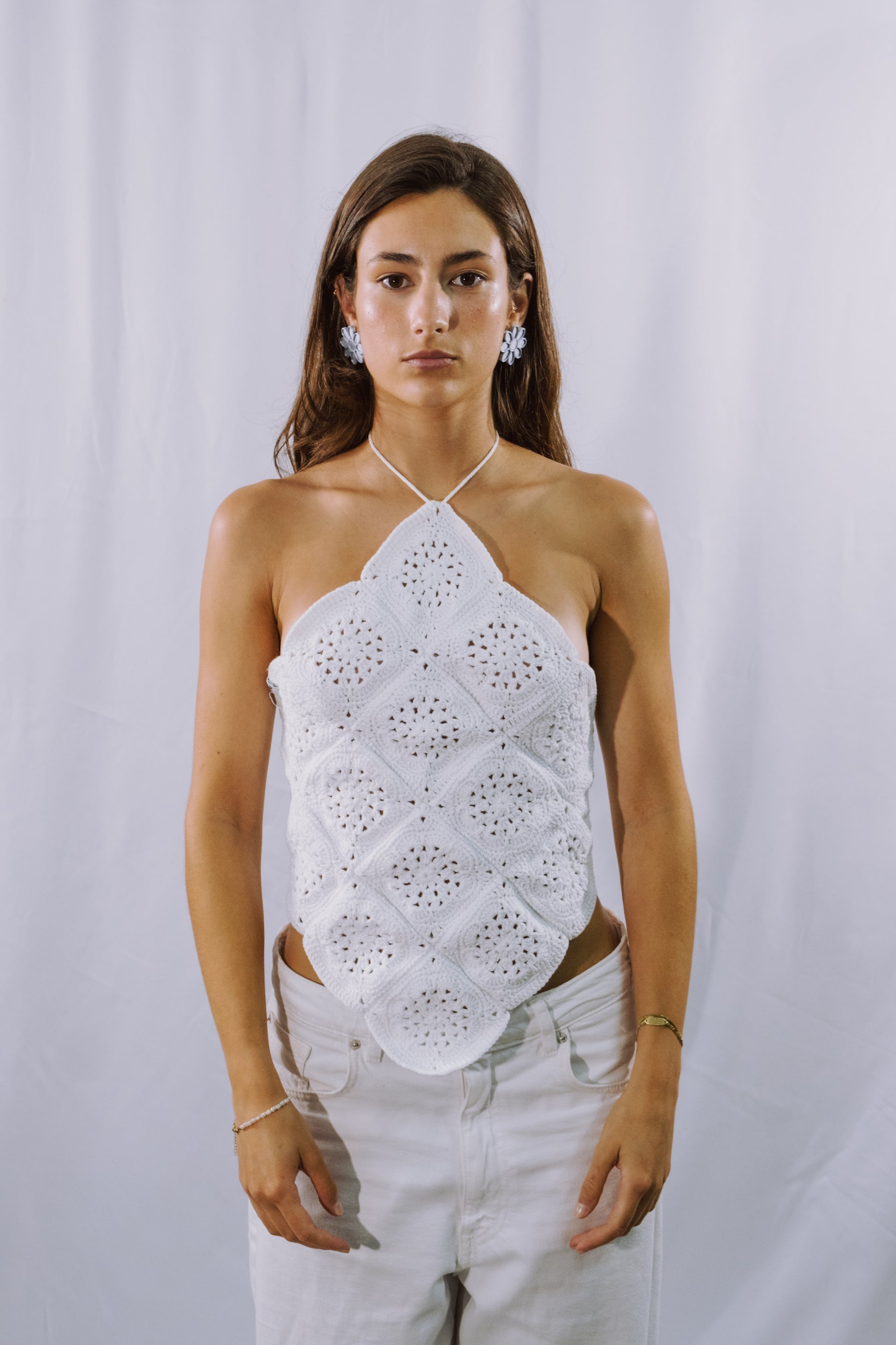 PERLA TOP BLANCO CORTO