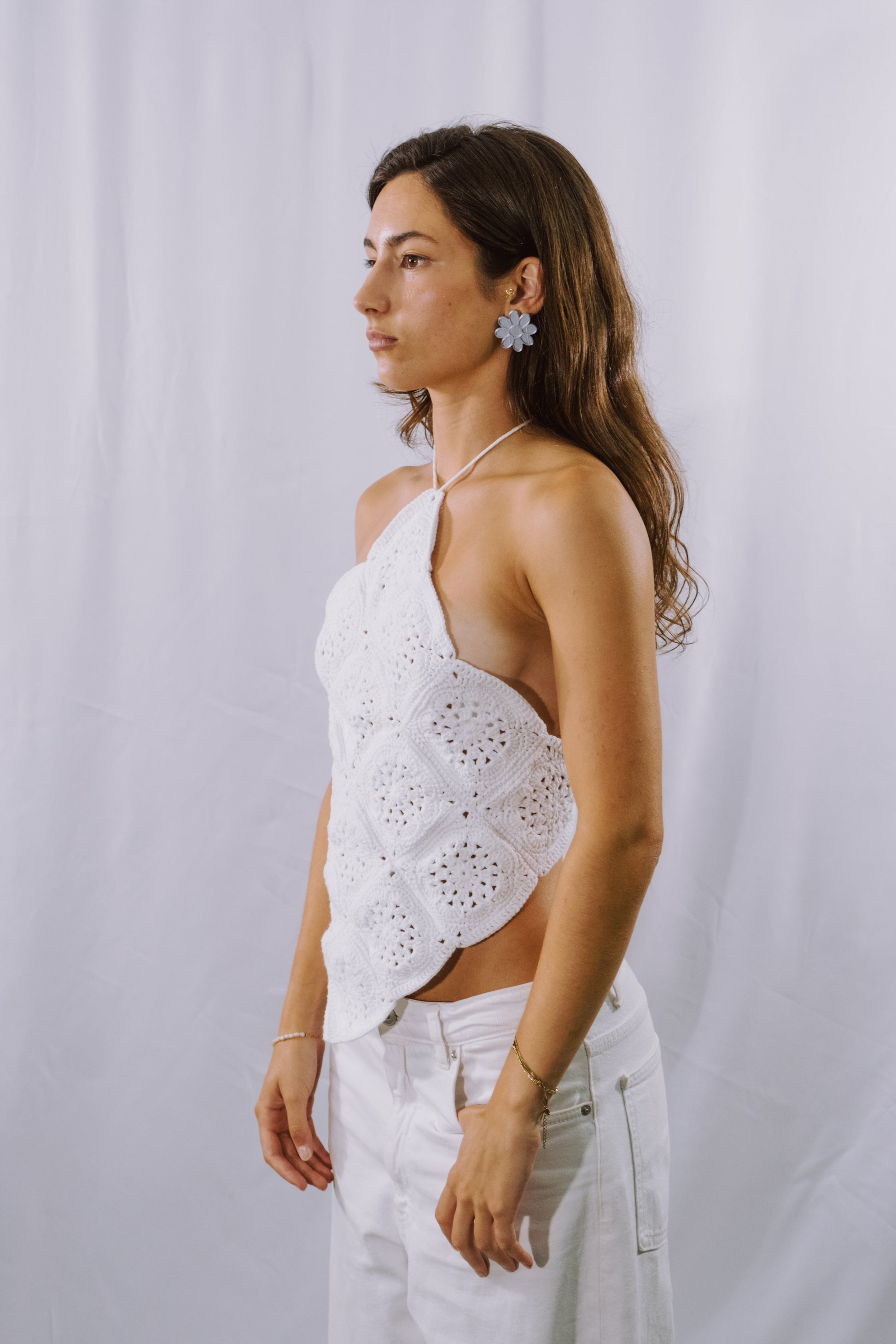 PERLA TOP BLANCO CORTO